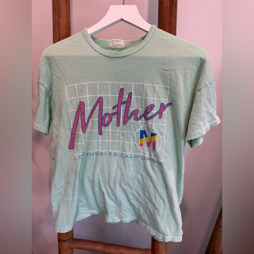 MOTHER Light Green Tee